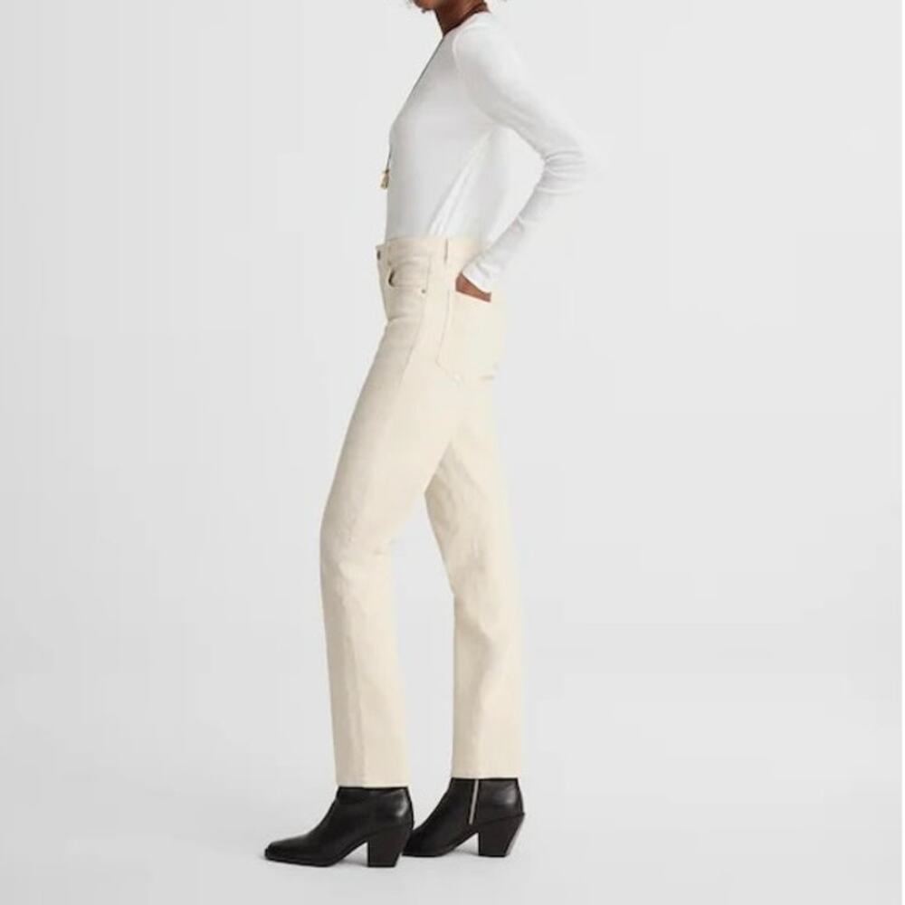 NWT Madewell The Jules Slim-Straight Jean Comfort Stretch Vintage Canvas Size 23 - Picture 2 of 11